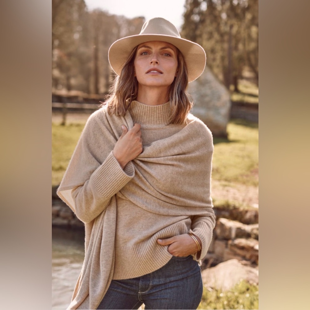 Garnet Hill Cashmere Wrap-brand new with tag